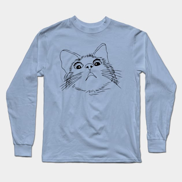 Cat Long Sleeve T-Shirt by Orenji Shirts